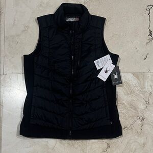 Spyder Midnight Black Quilted Vest